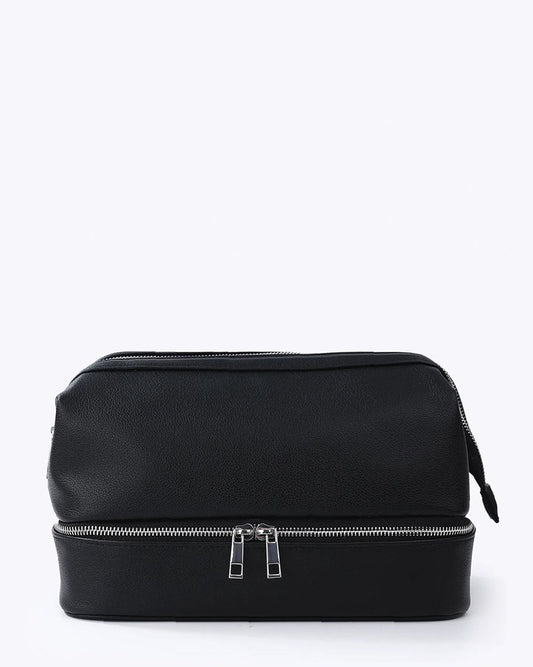 Vegan Leather Toiletry Bag — Voyager Elite